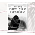 Esküvő Bejelentő Újság – Kreatív "Save the Date" Értesítő