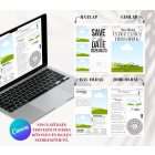 Esküvő Bejelentő Újság – Kreatív "Save the Date" Értesítő