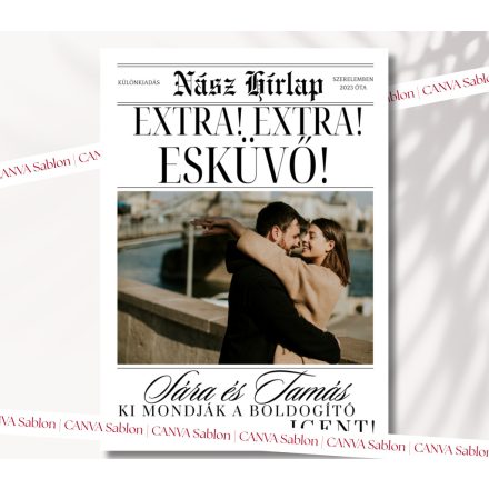 Esküvő Bejelentő Újság – Save the Date 