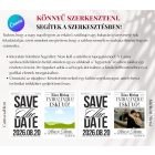 Esküvő Bejelentő Újság – Save the Date 